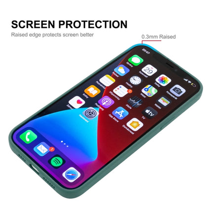 Hat-Prince ENKAY Liquid Silicone Shockproof Protective Case Drop Protection Cover + 9H Tempered Glass Screen Protector for iPhone 13 Pro Max-garmade.com