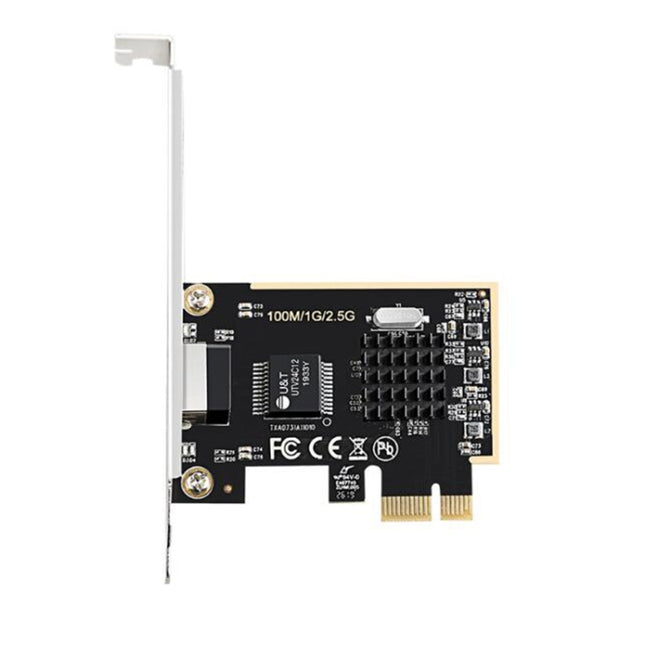 2500Mbps PCI-E RTL8125 RJ45 Gigabit Network Adapter 2.5G PCI-E Gaming LAN Card-garmade.com