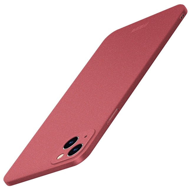 MOFI Fandun Series Frosted PC Ultra-thin All-inclusive Protective Case For iPhone 13 mini(Red)-garmade.com