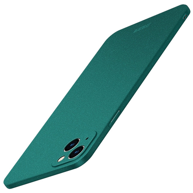 MOFI Fandun Series Frosted PC Ultra-thin All-inclusive Protective Case For iPhone 13(Green)-garmade.com