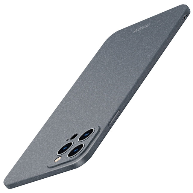 MOFI Fandun Series Frosted PC Ultra-thin All-inclusive Protective Case For iPhone 13 Pro(Grey)-garmade.com