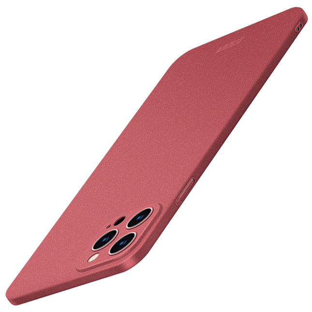 MOFI Fandun Series Frosted PC Ultra-thin All-inclusive Protective Case For iPhone 13 Pro(Red)-garmade.com