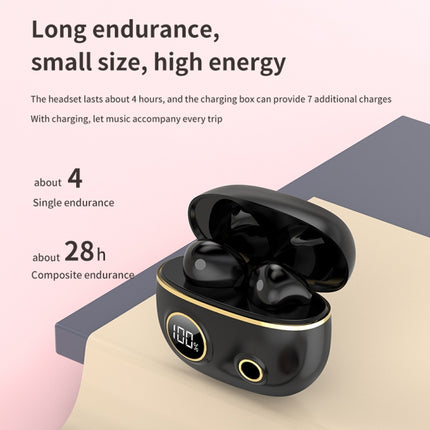 PRO100 TWS Bluetooth 5.2 Noise Canceling Waterproof Earphones 9D Stereo Sports Headphone with Charging Case(White)-garmade.com