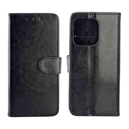 Crazy Horse Texture Leather Horizontal Flip Protective Case with Holder & Card Slots & Wallet & Photo Frame For iPhone 13 (Black)-garmade.com