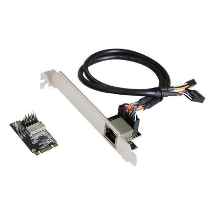 RTL8111H 1000M M.2 (B-KeyM-Key) to PCI-E Gigabit Ethernet Network Card-garmade.com