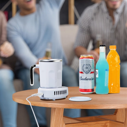 Household Smart Cooling Mug, Dual-purpose Thermos for Cold Drinks, Hot Tea, Coffee, Rapid Cooling, US Plug-garmade.com