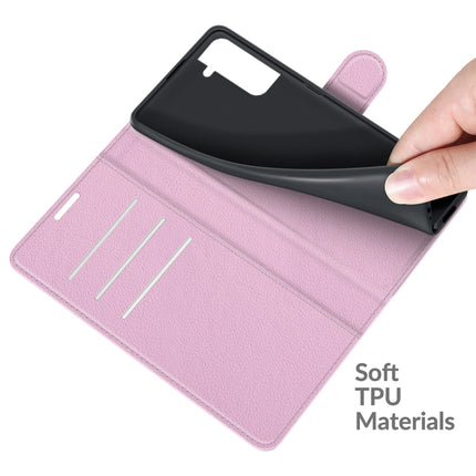 For Samsung Galaxy S22+ 5G Litchi Texture Horizontal Flip Protective Case with Holder & Card Slots & Wallet(Pink)-garmade.com