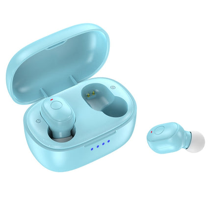 T&G TG911 Bluetooth V5.1 Sport Waterproof Mini Touch-Control Noise Cancelling Earphones(Blue)-garmade.com