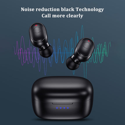 T&G TG911 Bluetooth V5.1 Sport Waterproof Mini Touch-Control Noise Cancelling Earphones(Blue)-garmade.com