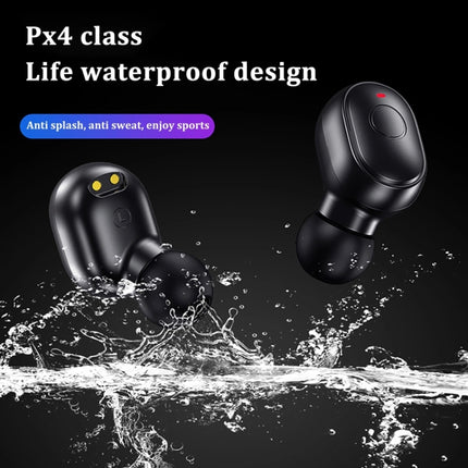 T&G TG911 Bluetooth V5.1 Sport Waterproof Mini Touch-Control Noise Cancelling Earphones(White)-garmade.com