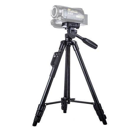 YUNTENG VCT-5218 Aluminum Tripod Mount with Bluetooth Remote Control & 3-Way Head & Phone Clamp-garmade.com