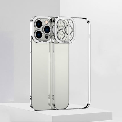 Electroplating TPU Phone Case For iPhone 13(Silver)-garmade.com
