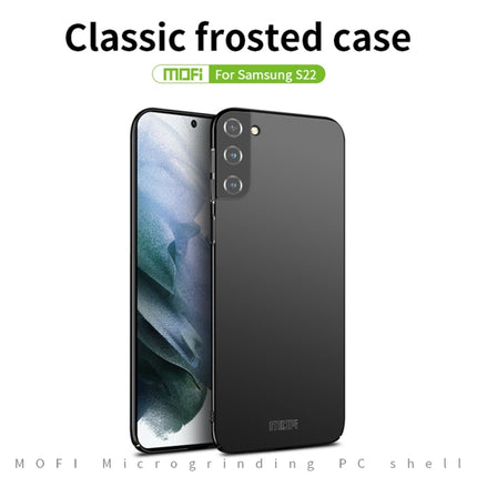 For Samsung Galaxy S22 5G MOFI Frosted PC Ultra-thin Hard Phone Case(Red)-garmade.com