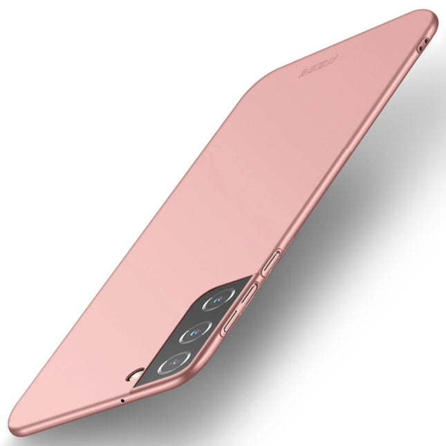 For Samsung Galaxy S22+ 5G MOFI Frosted PC Ultra-thin Hard Phone Case(Rose gold)-garmade.com
