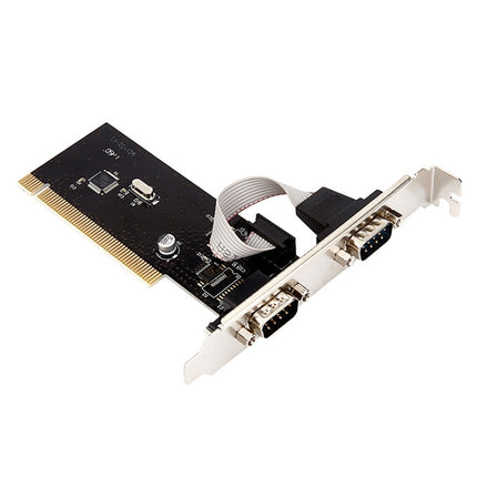 RS232 Serial Port TX382B 2 Port Pci to 9 Pin Com Riser Card Adapter with Tracking Number-garmade.com