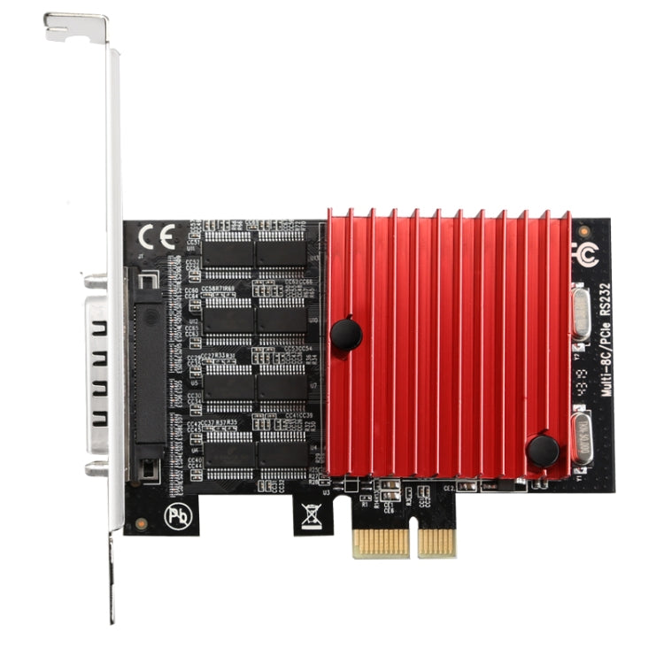 PCIE to DB9 RS232 Serial Port Expansion Card PCI-E Express Riser Card Converter-garmade.com