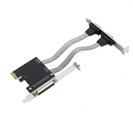 Printer Parallel Port Riser Card PCIe PCI-e Adapter-garmade.com