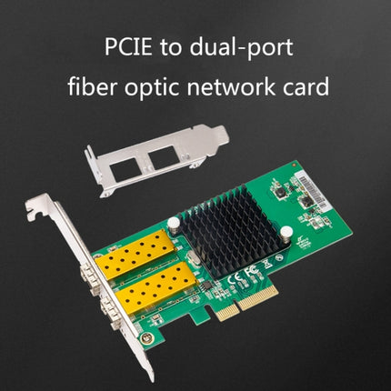 1000Mbps Ethernet PCIE to Dual Ports Fiber Optic Network Card-garmade.com