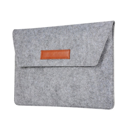Felt Liner Bag Computer Bag Notebook Protective Cover For 12 inch(Grey)-garmade.com