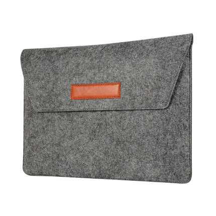 Felt Liner Bag Computer Bag Notebook Protective Cover For 13 inch(Black)-garmade.com