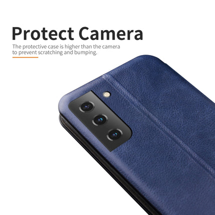 For Samsung Galaxy S22 5G Retro Texture Magnetic Leather Case(Red)-garmade.com