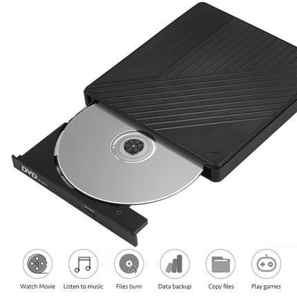 USB 3.0 & Type-C DVD Drive Player External Optical Drive-garmade.com