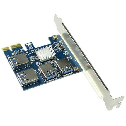 PCI-e 4 Ports USB 3.0 Expansion Card-garmade.com