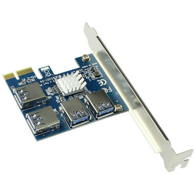 PCI-e 4 Ports USB 3.0 Expansion Card-garmade.com