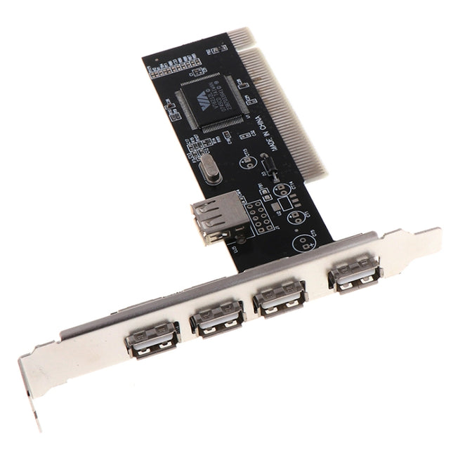 480Mbps High Speed USB 2.0 PCI HUB Controller Card Adapter-garmade.com