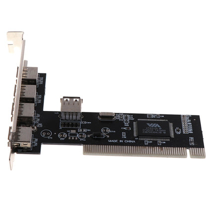 480Mbps High Speed USB 2.0 PCI HUB Controller Card Adapter-garmade.com