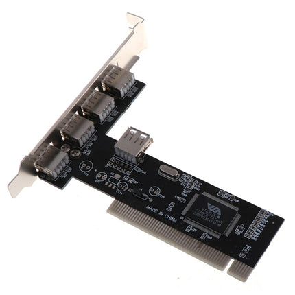 480Mbps High Speed USB 2.0 PCI HUB Controller Card Adapter-garmade.com
