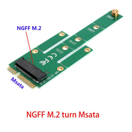 6.0Gb/s M.2 NGFF to MSATA Card Converter-garmade.com