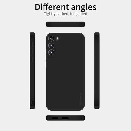 For Samsung Galaxy S22+ 5G PINWUYO Liquid Silicone TPU Phone Case(Black)-garmade.com