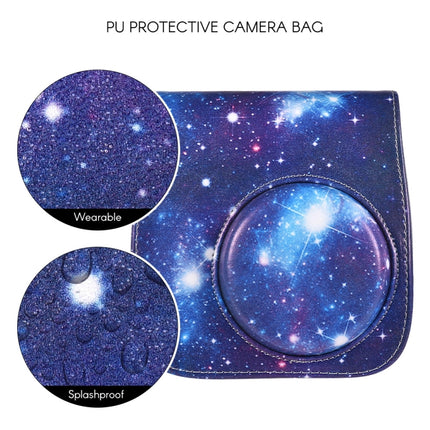 Universe Pattern Full Body Camera PU Leather Case Bag with Strap for FUJIFILM instax mini 9 / mini 8+ / mini 8-garmade.com