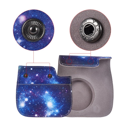 Universe Pattern Full Body Camera PU Leather Case Bag with Strap for FUJIFILM instax mini 9 / mini 8+ / mini 8-garmade.com