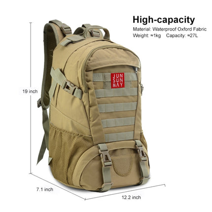 JUNSUNMAY J003 27L Waterproof Outdoor Molle Travel Rucksack Backpack Camping Hiking Bag(Army Green)-garmade.com