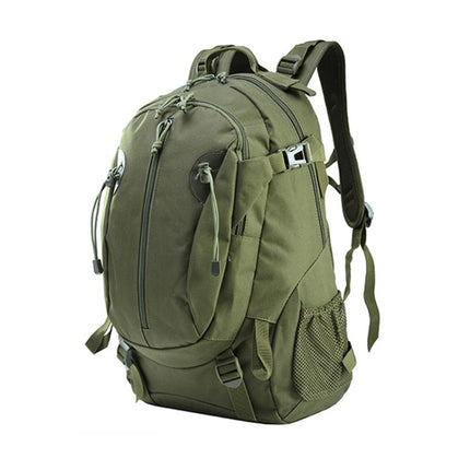 SUNJUNMAY J013 30L Travel Outdoor Molle Backpack Hiking Bag(Army Green)-garmade.com