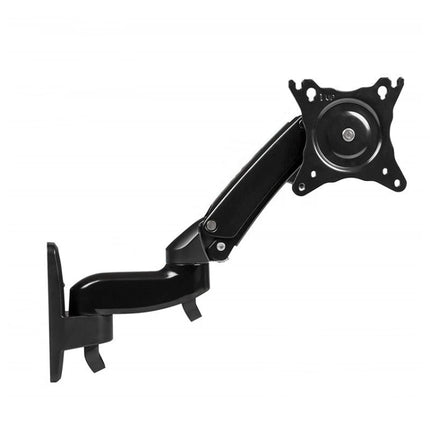 F150 Full Motion Monitor Wall Mount TV Wall Bracket with Adjustable Gas Spring Arm for 17-27 inch LED LCD Monitor-garmade.com
