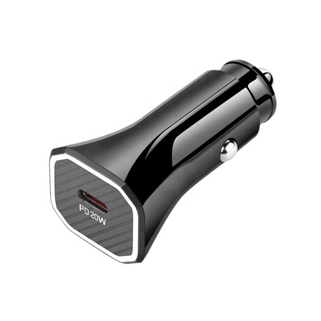 TE-P2 PD 20W Type-C Interface Car Charger(Black)-garmade.com