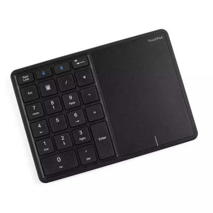 BT-14 Wireless Dual-modes 22 Keys Numeric Type-C Touch Pad Rechargeable Digital Keyboard-garmade.com