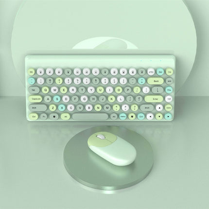 QW02 Wireless Keyboard Mouse Set(Blue)-garmade.com
