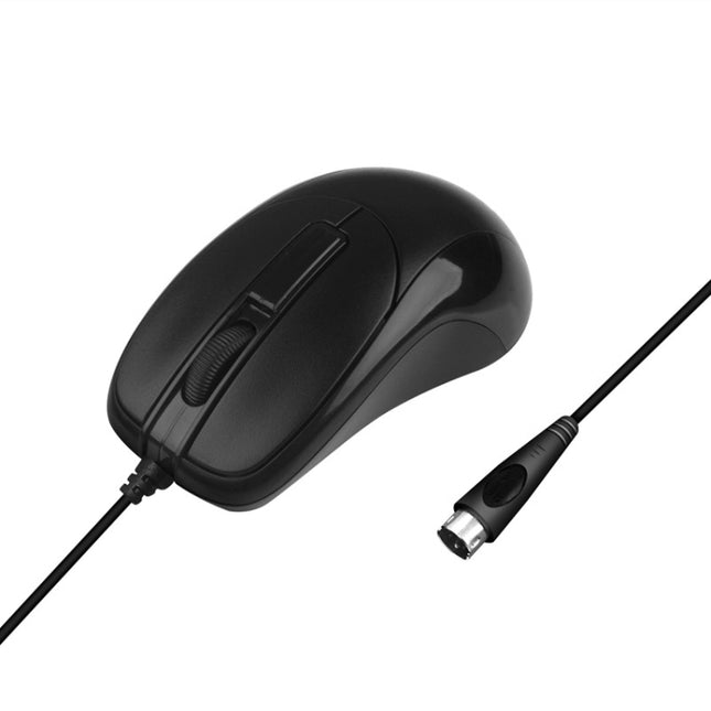 PS2 3 Buttons Wired Optical Office Desktop Notebook Gaming Mouse-garmade.com