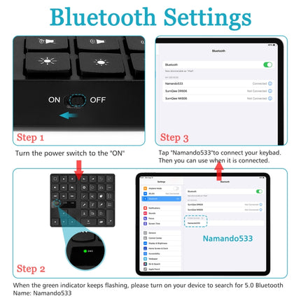 MC-533 Bluetooth 5.0 Painting Keyboard 35 keys Keypad Wireless Digital keyboard-garmade.com