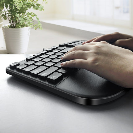 390B Ergonomic Compact Size Gaming Keyboard-garmade.com