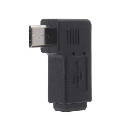 90 Degree Mini USB Female to Micro USB Male Adapter-garmade.com