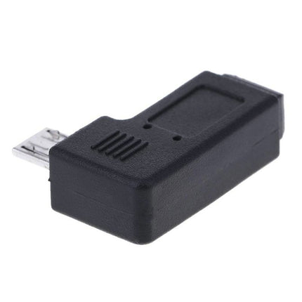 90 Degree Mini USB Female to Micro USB Male Adapter-garmade.com
