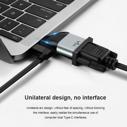 USB-C Male to VGA Female Adapter Converter-garmade.com