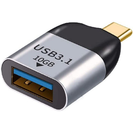 USB 3.0 Type A Female to USB 3.1 Type C Male Host OTG Data 10Gbps Adapter for Laptop & Phone-garmade.com