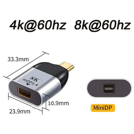 USB C to Mini DisplayPort Adapter 4K 60hz for Tablet Phone Laptop-garmade.com