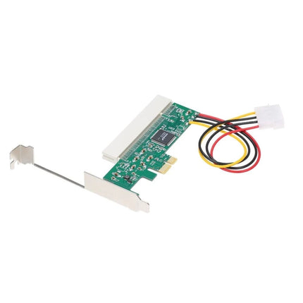 PCI-E to PCI Adapter Card Converter with 4Pin Power Supply-garmade.com